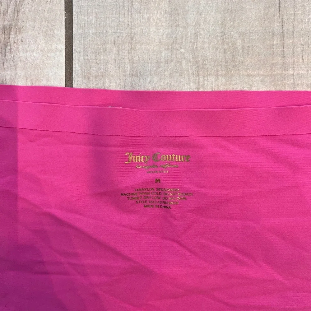 Juicy Couture Womens Hot Pink Seamless Bikini Panties Logo 7812-16 Medium - Picture 4 of 5